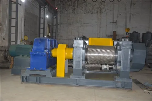 ماشین تولید لاستیک اصلاح شده قدیمی تایر با کارایی بالا با بلبرینگ PLC 750-1200 میلی متر خط بازیافت تایر برای پودر لاستیک
